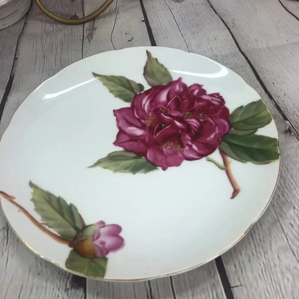 Vintage Camellia monarch by Rossetti plate